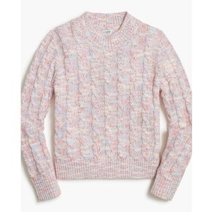Brand New J.Crew Cable Mockneck Sweater